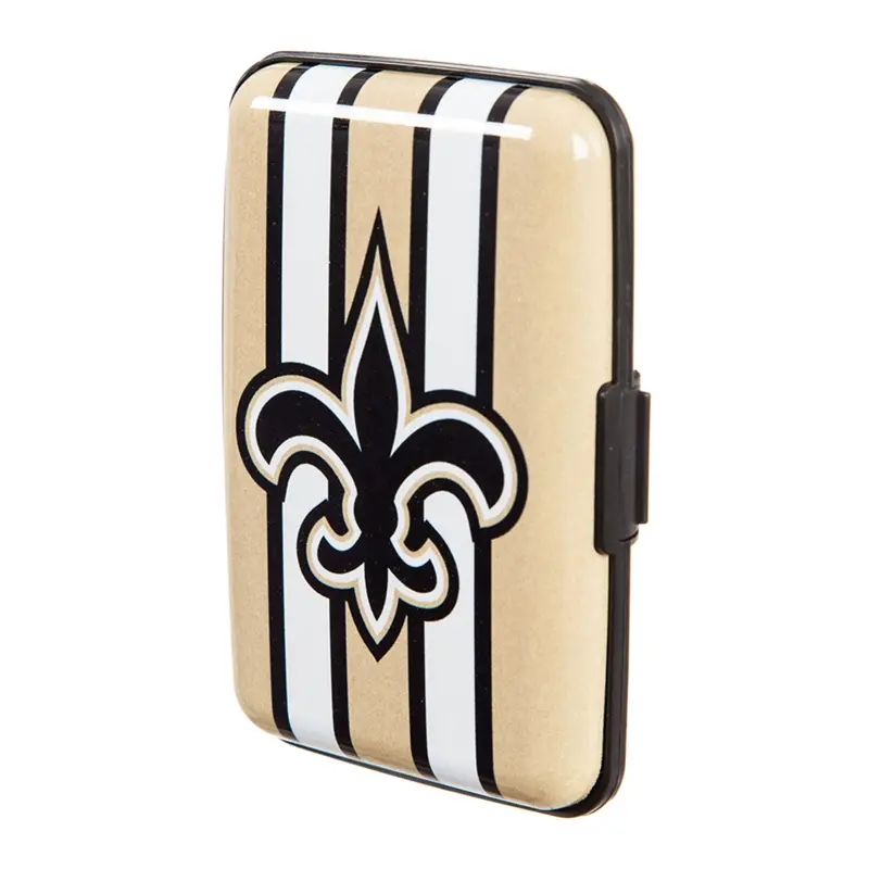 New Orleans Saints Hard-Case Wallet – Compact, Durable Fan Wallet With Team Logo 1