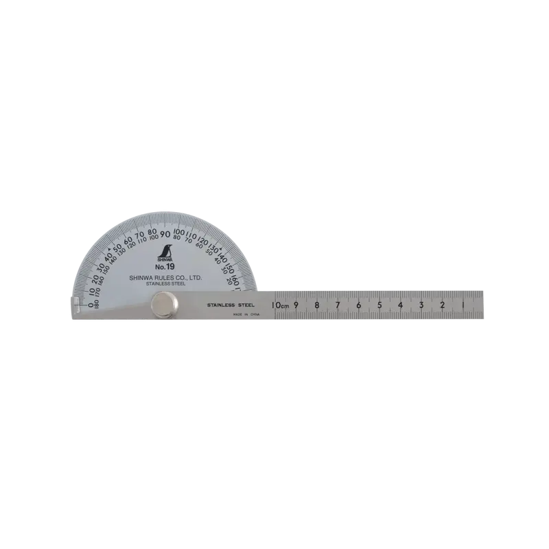 No. 19 Compact Protractor – Durable Aluminum Alloy 1