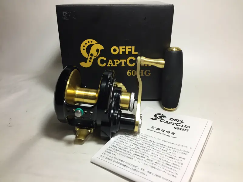 Ocean Freake Offl Captcha 60Hg Left-Hand Offshore Baitcasting Reel 1