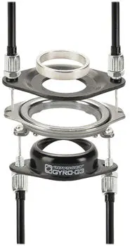 Odyssey Gyro G3 1-1/8" Detangler Headset Kit – Black Finish 1