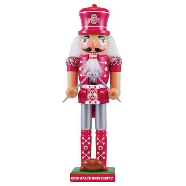 Ohio State Buckeyes Ncaa-Themed Nutcracker Ornament 1