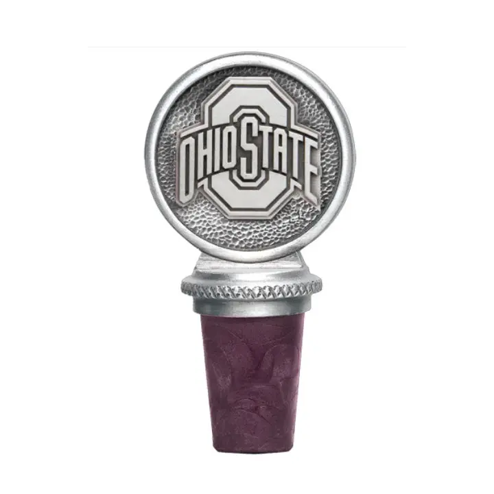 Ohio State University Pewter Bottle Stopper – Collegiate Gift 1