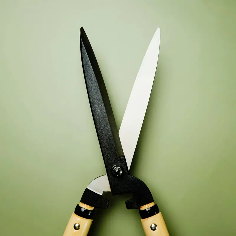 Okatsune Long-Reach Hedge Shears – Extended Blade & Handle Design 1