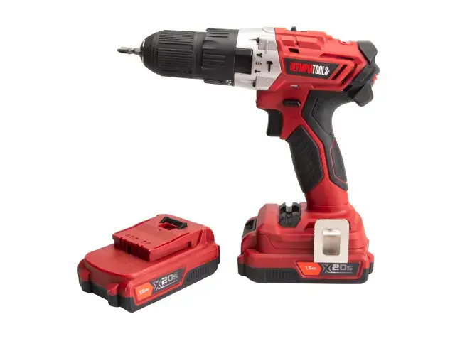 Olympia X20S 20V Cordless Combi Drill Driver With Dual 1.5Ah Lithium-Ion Batteries 1