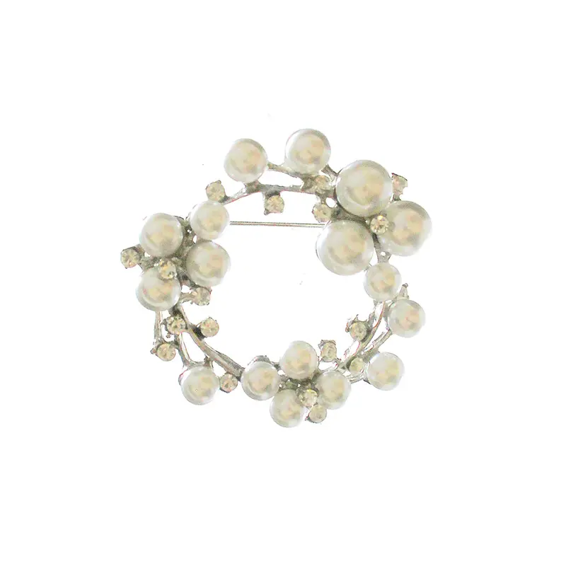 Organic Branch-Inspired Circular Lapel Pin 1
