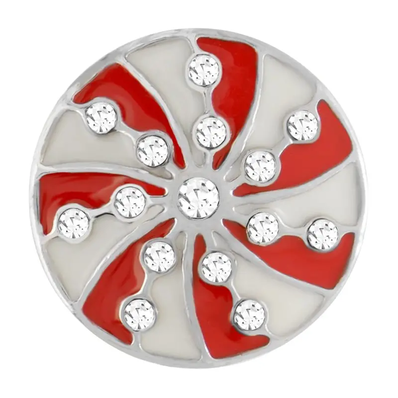 Peppermint Ginger Snap Mini Ornament – Festive Candy-Inspired Holiday Accent 1