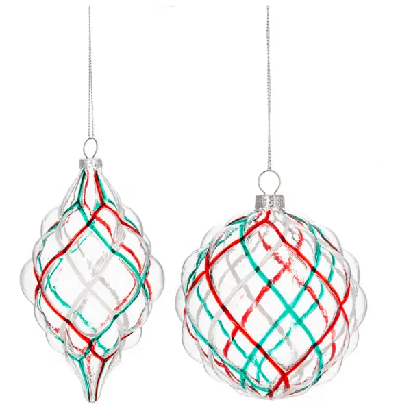 Peppermint Swirl Holiday Ornaments – Two Unique Styles 1