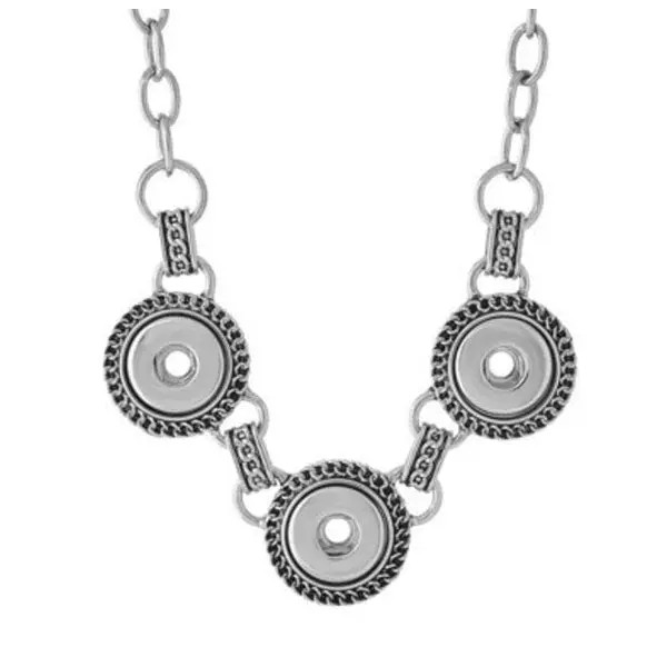 Petite Ginger Snaps 3-Snap Necklace Chain 1
