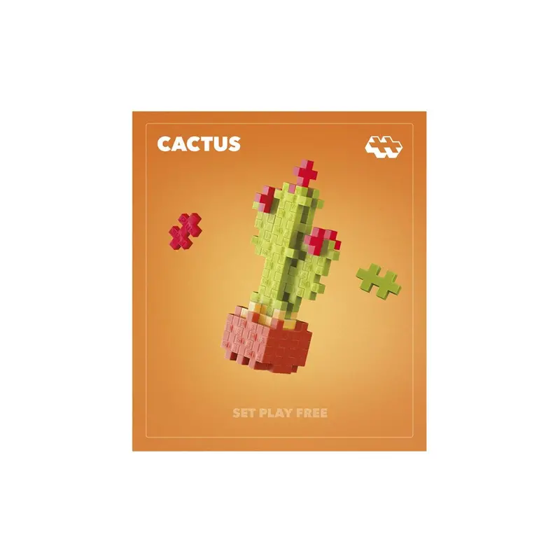 Plus-Plus Cactus Building Set – Botanical-Themed Construction Toys 1