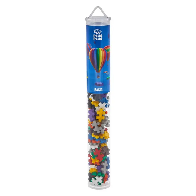 Plus-Plus Classic Tube Set – 100-Piece Open-Ended Construction Toy 1