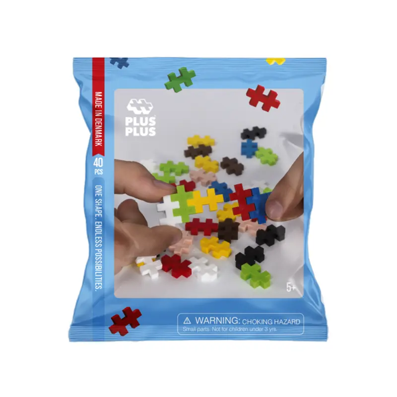 Plus-Plus Foil Sample Bag – Metallic Finish Assortment 1
