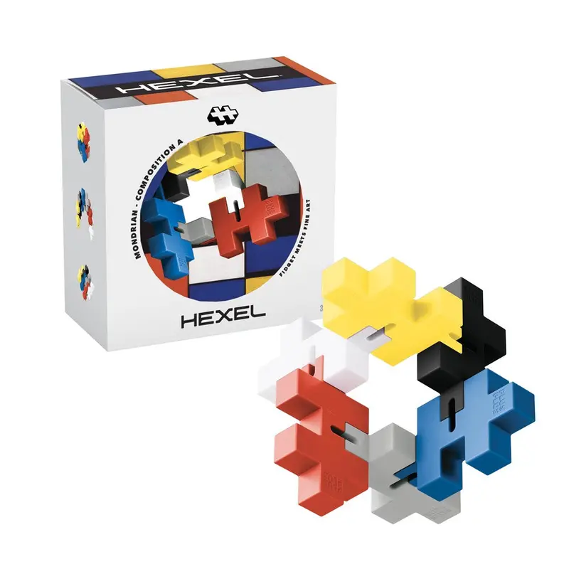 Plus-Plus Hexel Art Series – Mondrian Composition A 1