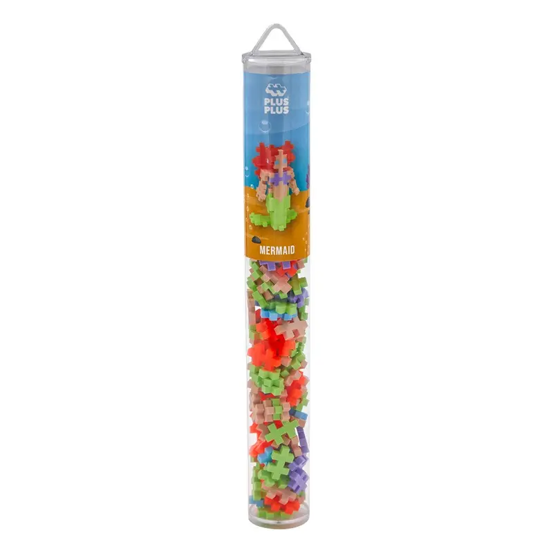 Plus-Plus Mermaid Figure Set – 100-Piece Tube 1