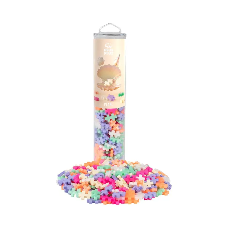 Plus-Plus Pearl Mix – 240-Piece Refill Tube 1