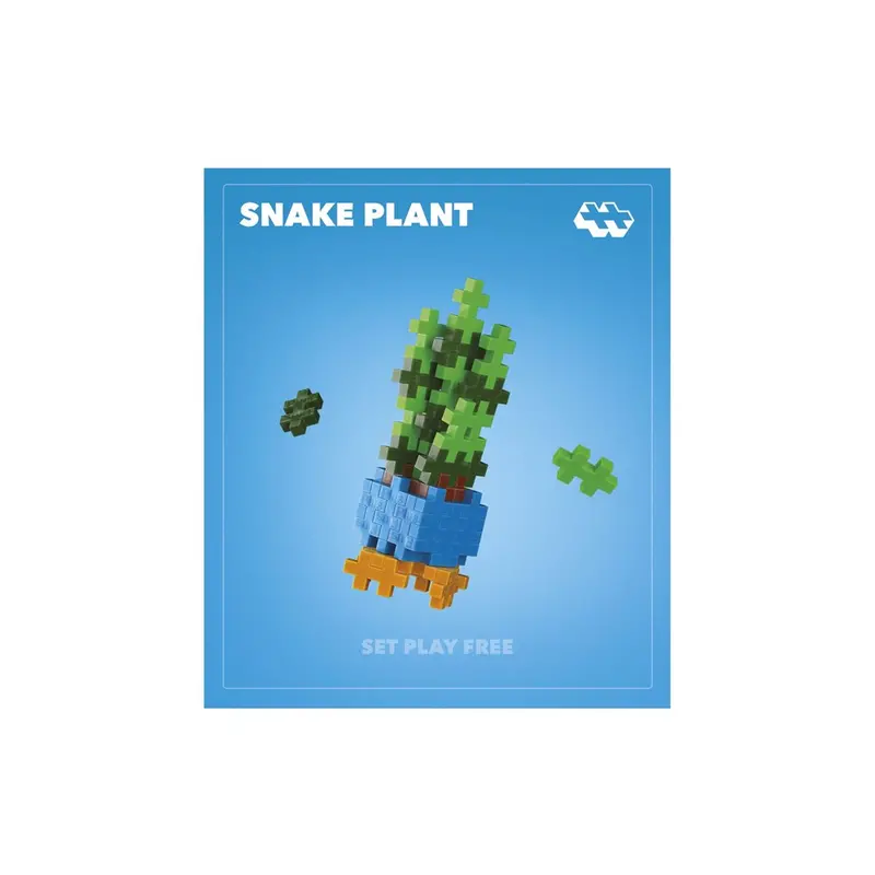 Plus-Plus Snake Plant Building Kit – Greenery-Inspired Stem Play 1