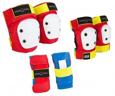 Pro-Tec Junior 3-Pack Protective Pad Set – Youth Skate Safety Gear 2