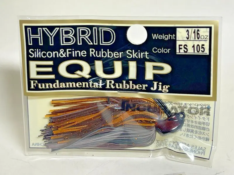 Pro’S Factory Hybrid Equip Jig – 3/16Oz With Silicon & Fine Rubber Skirt – Copper #Fs105 1