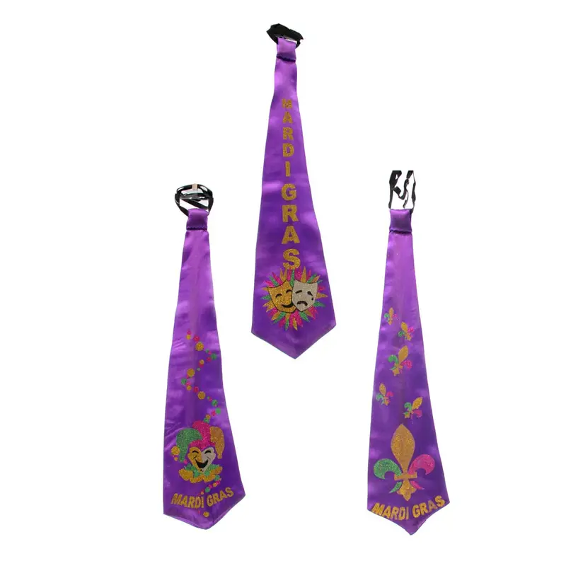 Purple Novelty Tie By Mg 1