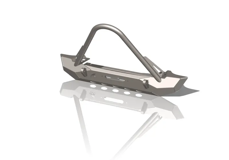 Pyro Mid-Width Front Bumper With Stinger – Integrated Recovery Point | Cj/Yj/Tj 1