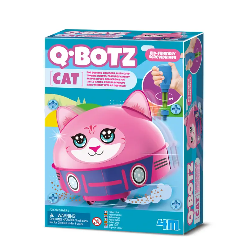 Q.Botz Cat Robot Kit – Kidzrobotix 4M 1