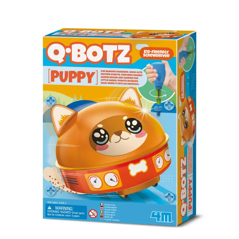 Q.Botz Puppy Robot Kit – Kidzrobotix 4M 1