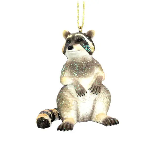 Raccoon Ornament - Whimsical Wildlife Christmas Decor 1