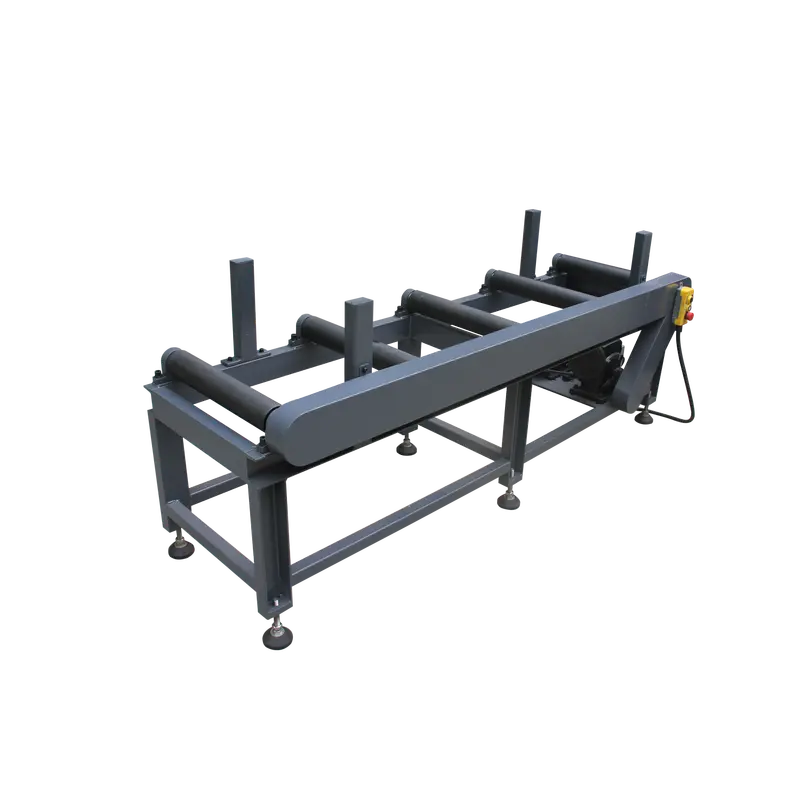 Rb-460E Adjustable Roller Conveyor — 2000Mm × 460Mm Support For Bandsaw Workflow 1