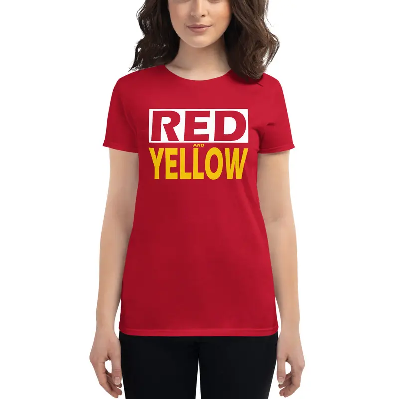 Red & Yellow Women’S Short-Sleeve T-Shirt