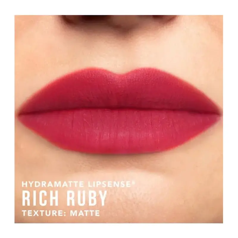 Rich Ruby Lipsense® Hydramatte Lip Color – Long-Wear Vibrant Hue 1