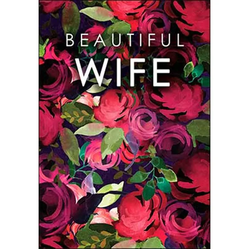 Romantic Valentine'S Card For Her: 'Beautiful Wife' Message 1