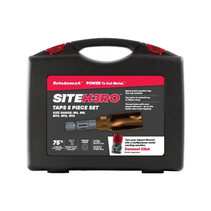 Rotabroach Siteh3Ro Shrtp1 – 5-Piece Metric Tap Set (M6 To M16) 1