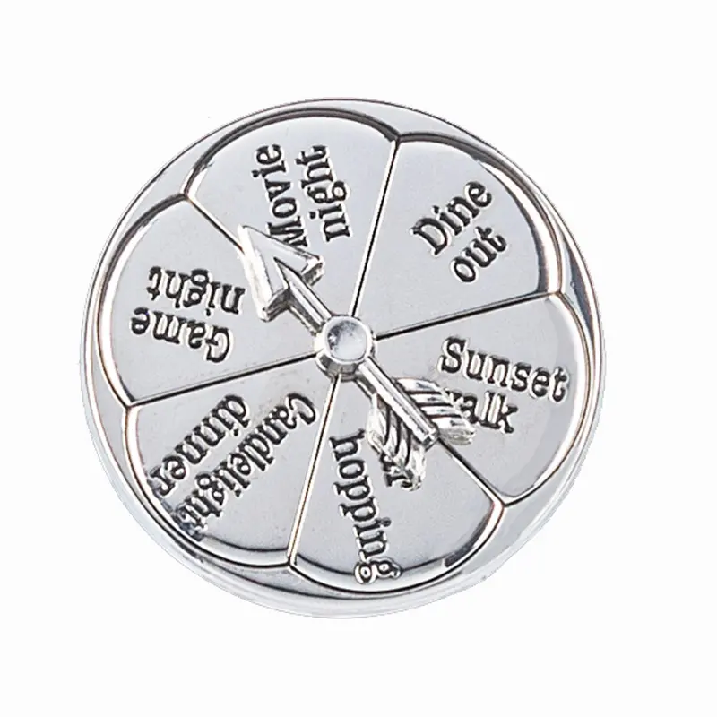 Rotating 'Date Night Decider' Charm Pendant 1