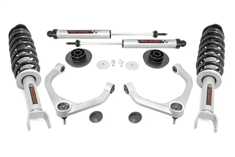Rough Country 3.5-Inch Bolt-On Lift Kit With N3 Front Struts & V2 Rear Shocks 1