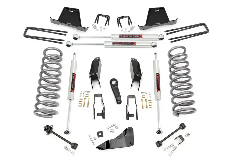 Rough Country 5-Inch Diesel Suspension Lift Kit With M1 Monotube Shocks 1
