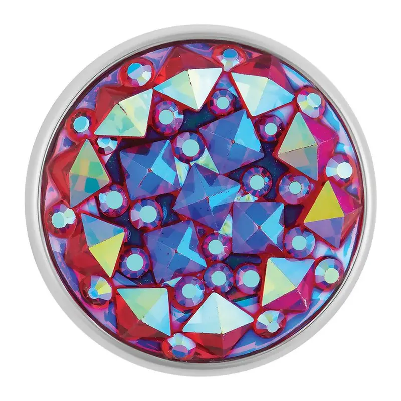 Roxy Ginger Snap Cookie Ornament – Red Aurora Borealis Finish 1