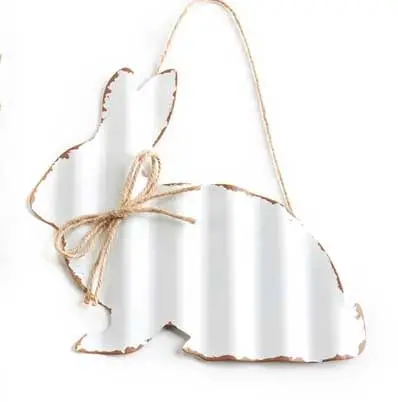 Rustic Metal Bunny Wall Art Decor 1