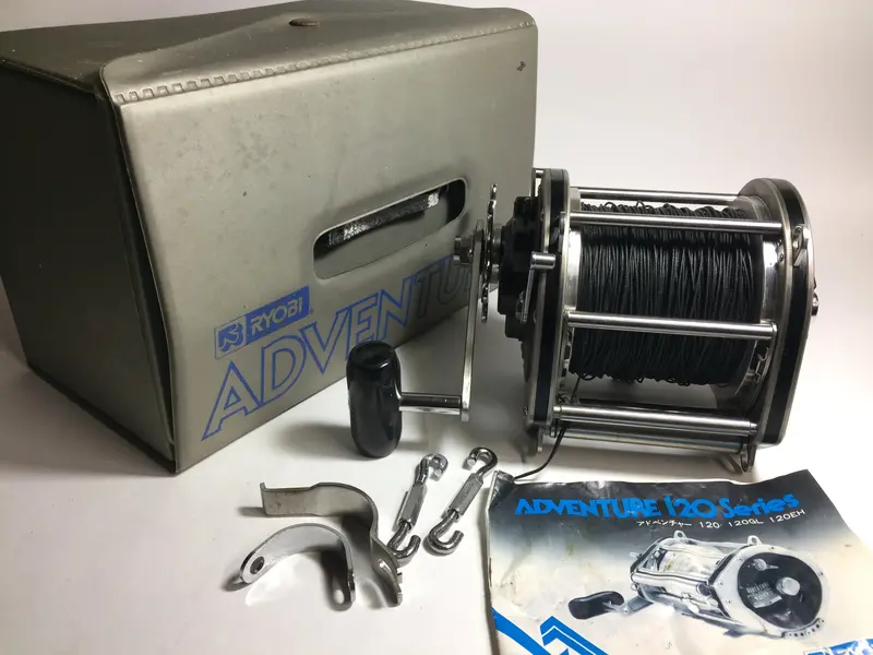 Ryobi Adventure 120 Trolling Reel – Heavy-Duty Pe Braid Ready 1