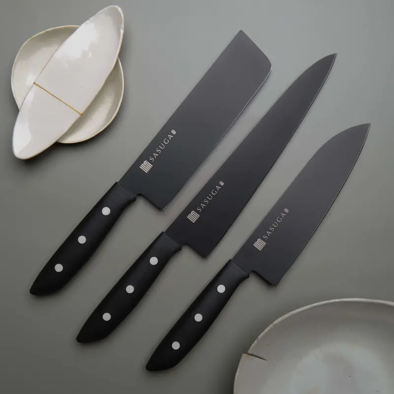 Sasuga Premium Japanese Kitchen Knife Set 1