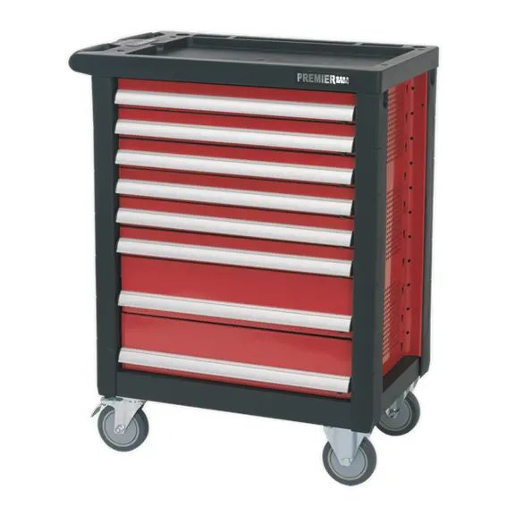 Sealey Ap2408 Heavy-Duty 8-Drawer Rollcab With Full-Extension Ball-Bearing Slides 1
