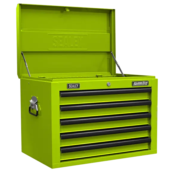 Sealey Ap26059Thv 5-Drawer Top Chest With Ball-Bearing Slides – Green & Black Trim 1