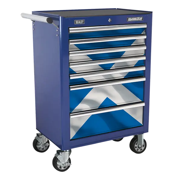 Sealey Ap26479Tcscot 7-Drawer Rollcab Kit Styled With Scotland Motif 1