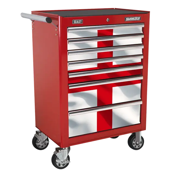 Sealey Ap26479Teng 7-Drawer Rollcab Kit With England Flag Theme 1