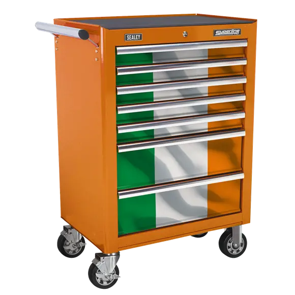 Sealey Ap26479Toire 7-Drawer Rollcab Kit Featuring Republic Of Ireland Design 1