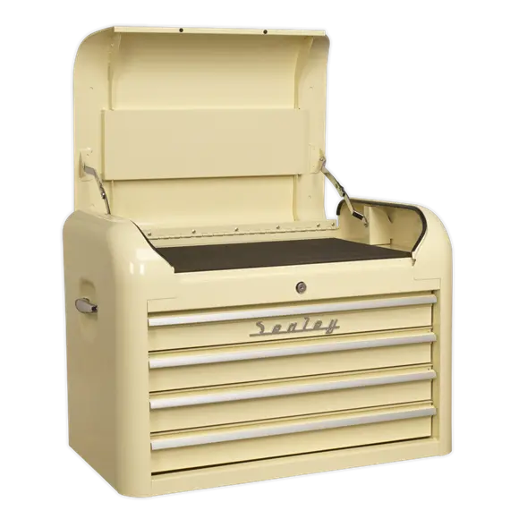 Sealey Ap28104 4-Drawer Retro-Style Topchest For Workshop Organisation 1