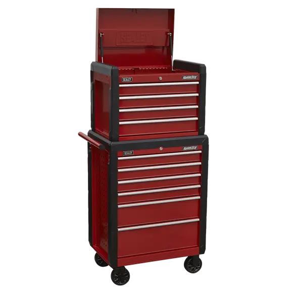 Sealey Ap3410Stack 4-Drawer Topchest And 6-Drawer Rollcab Combo Unit 1
