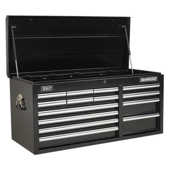 Sealey Ap41149B 14-Drawer Black Topchest With Ball-Bearing Slides 1