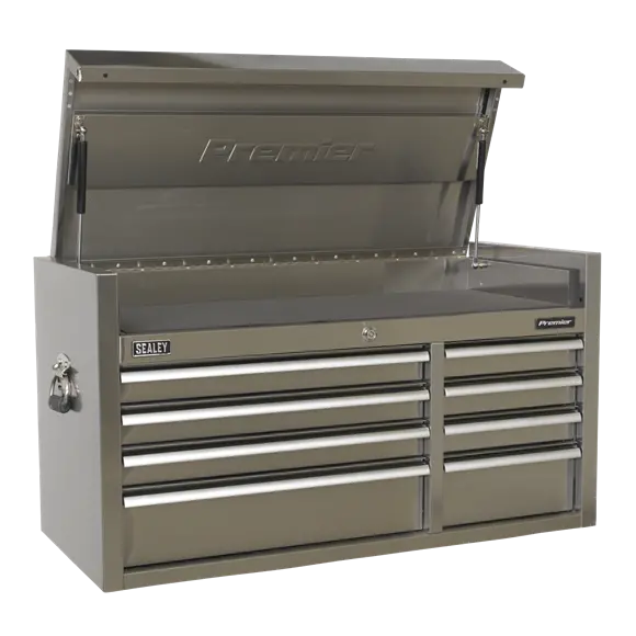 Sealey Ptb104008Ss 8-Drawer Stainless Steel Top Chest For Industrial Storage 1
