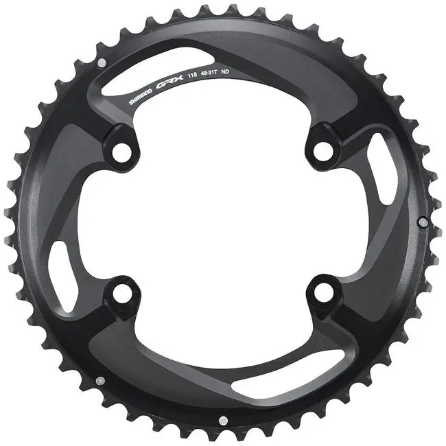 Shimano Fc-Rx810-2 48T Narrow-Wide Chainring – Grx 2X Gravel Crankset Replacement 1