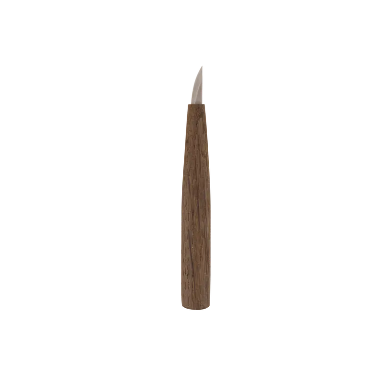 Short Curved Single-Bevel Carving Knife – Ergonomic Detailing Tool 1