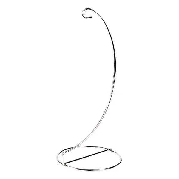 Silver Ornament Stand – 11 Inches Tall 1